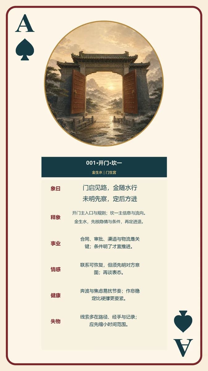 奇门108张开门组第1张设计样张